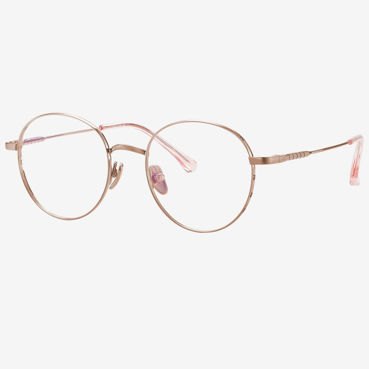 Susie oval titanium eyeglasses, view 2