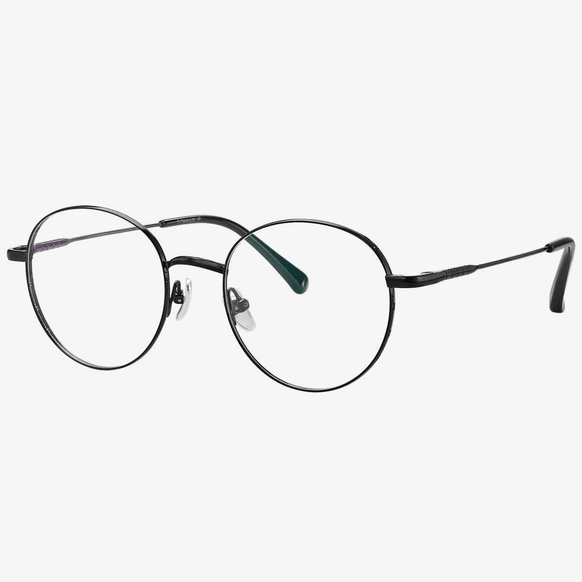 Susie oval titanium eyeglasses, view 2