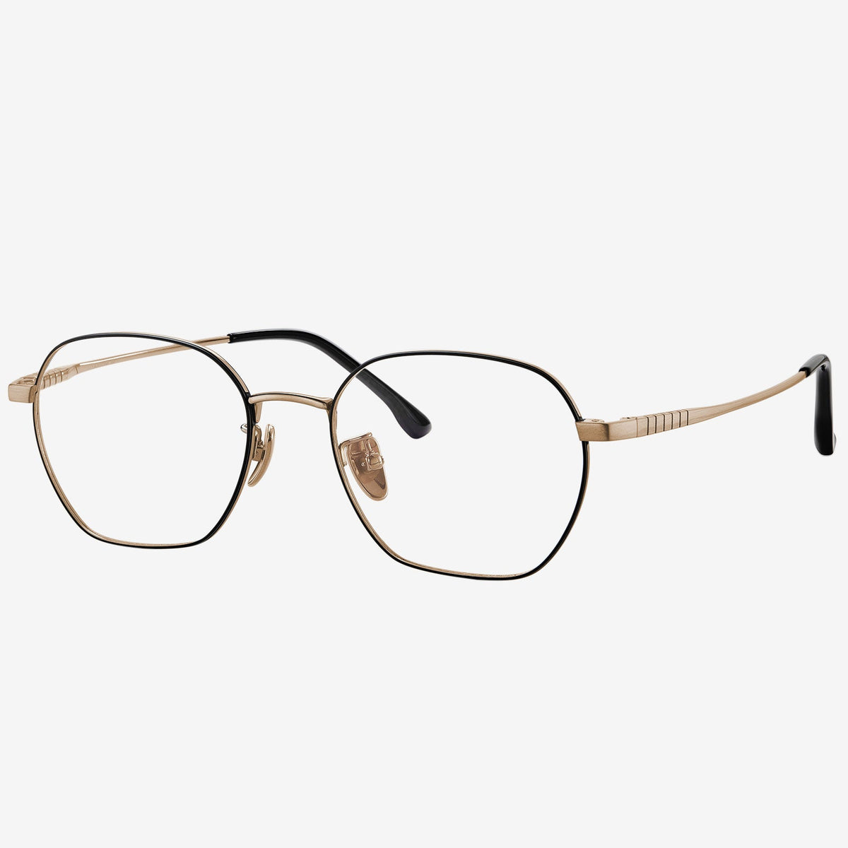 Blocks geometric titanium eyeglasses, view 2