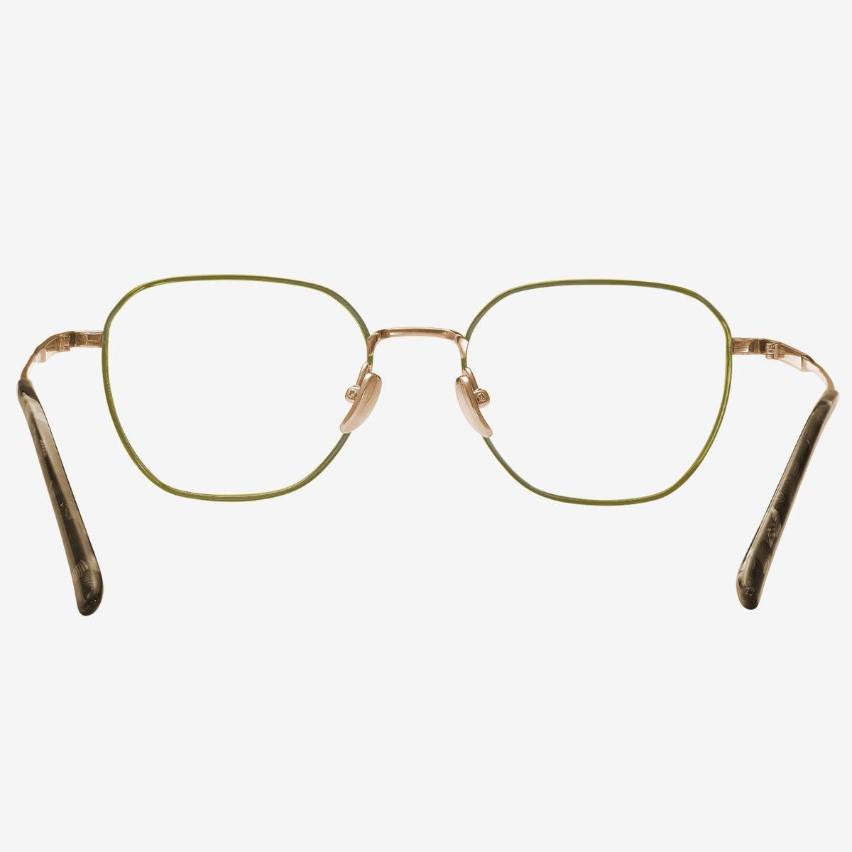 Echo geometric titanium eyeglasses, view 4