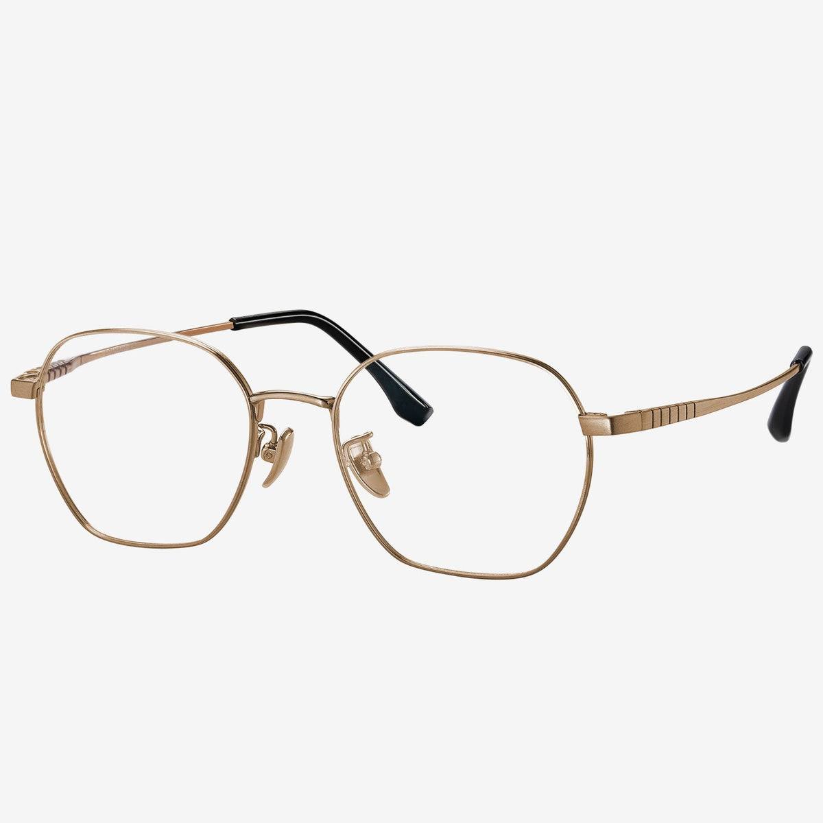 Blocks geometric titanium eyeglasses, view 2