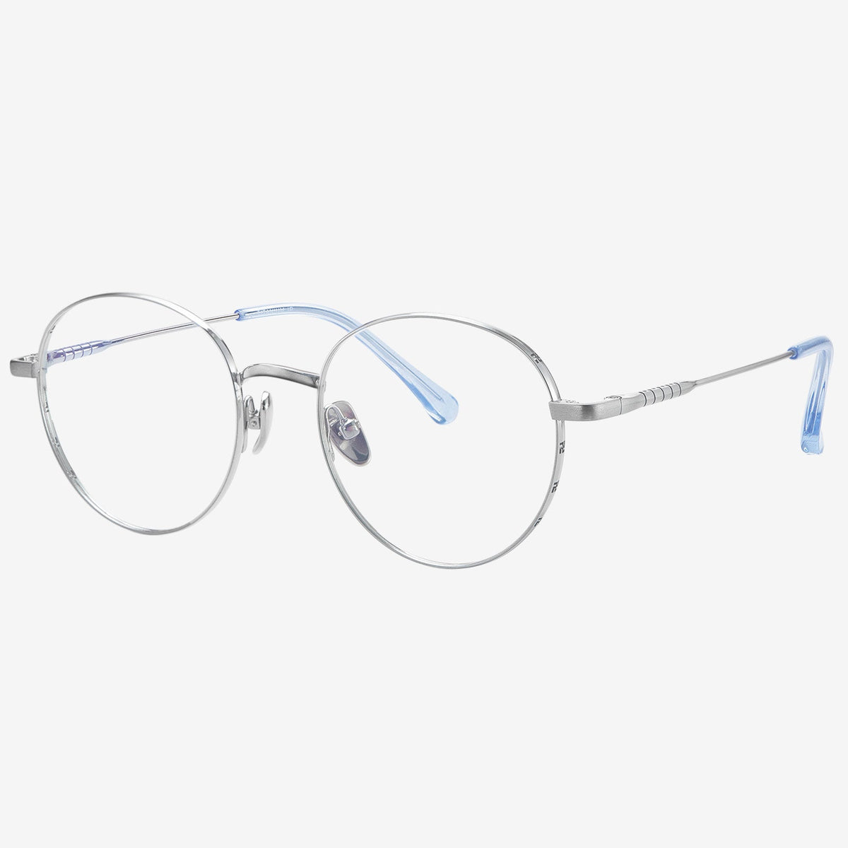 Susie oval titanium eyeglasses, view 2