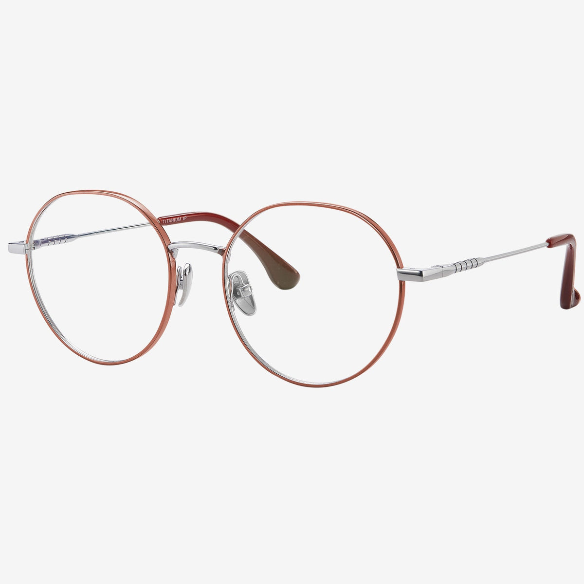 Poker oval titanium eyeglasses, view 2
