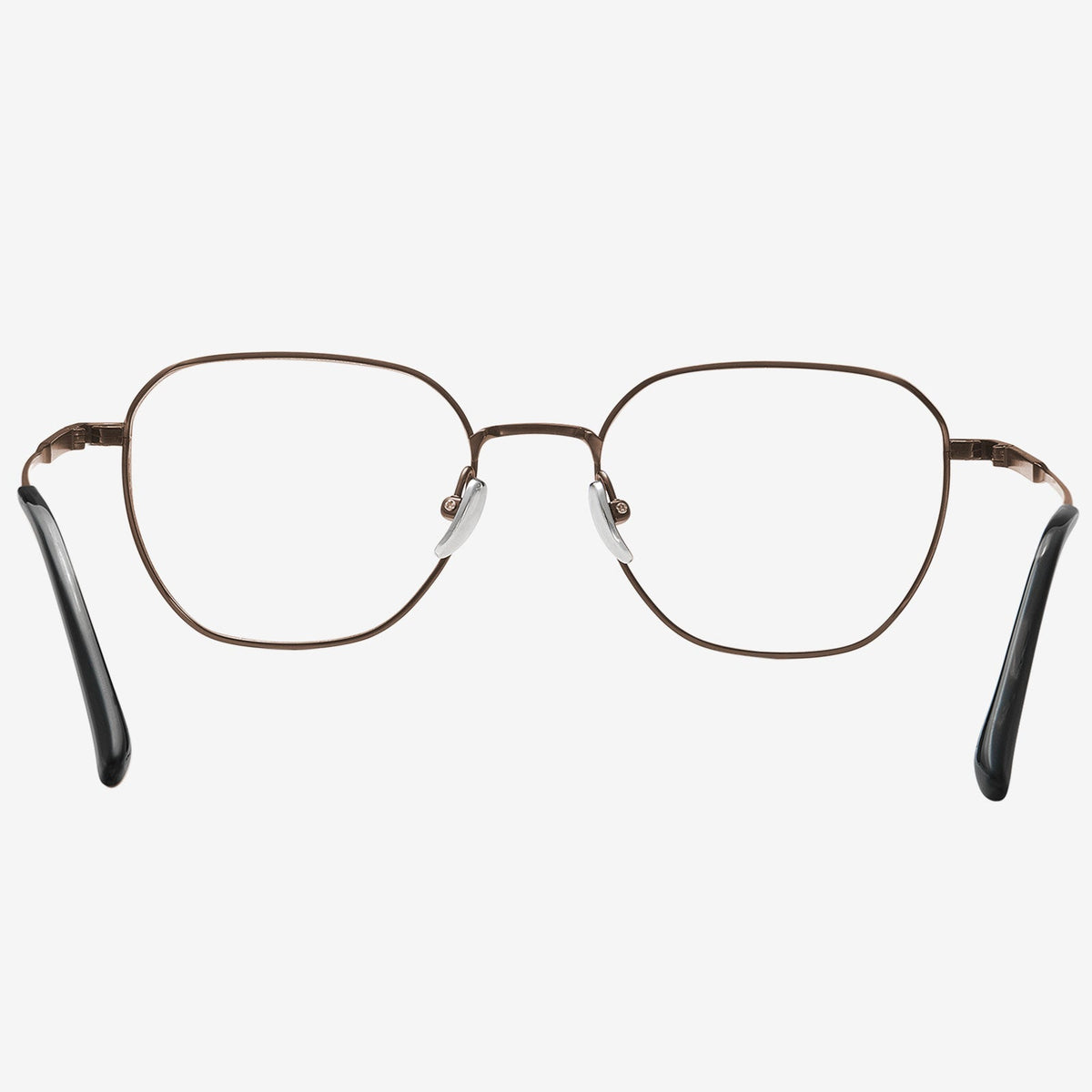 Echo geometric titanium eyeglasses, view 3