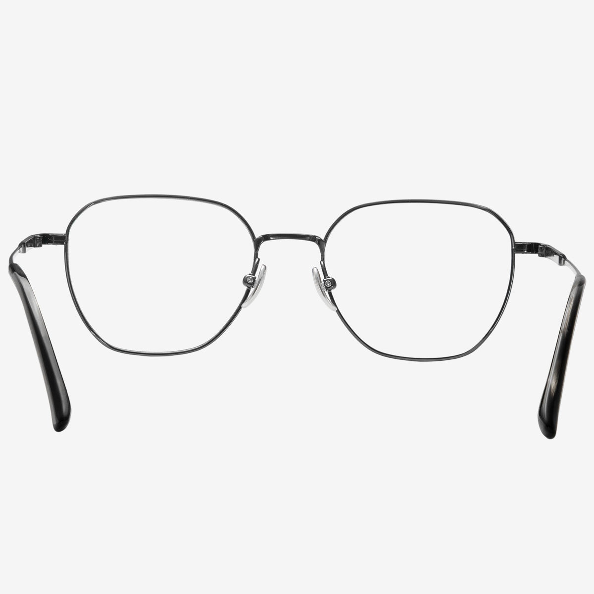 Echo geometric titanium eyeglasses, view 3