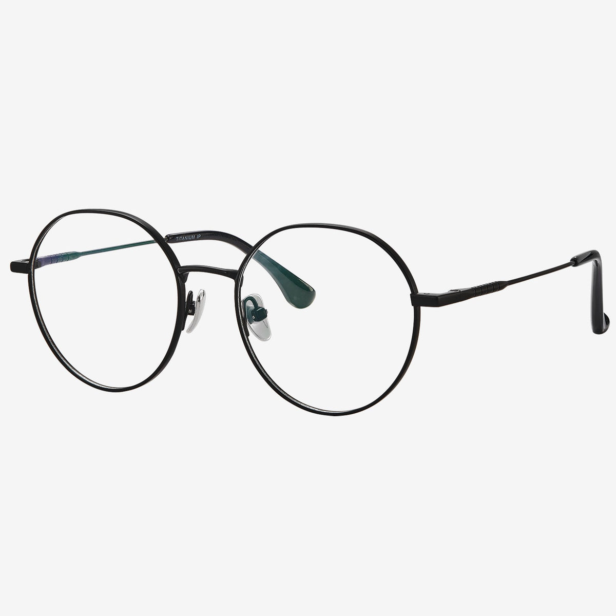 Poker oval titanium eyeglasses, view 2
