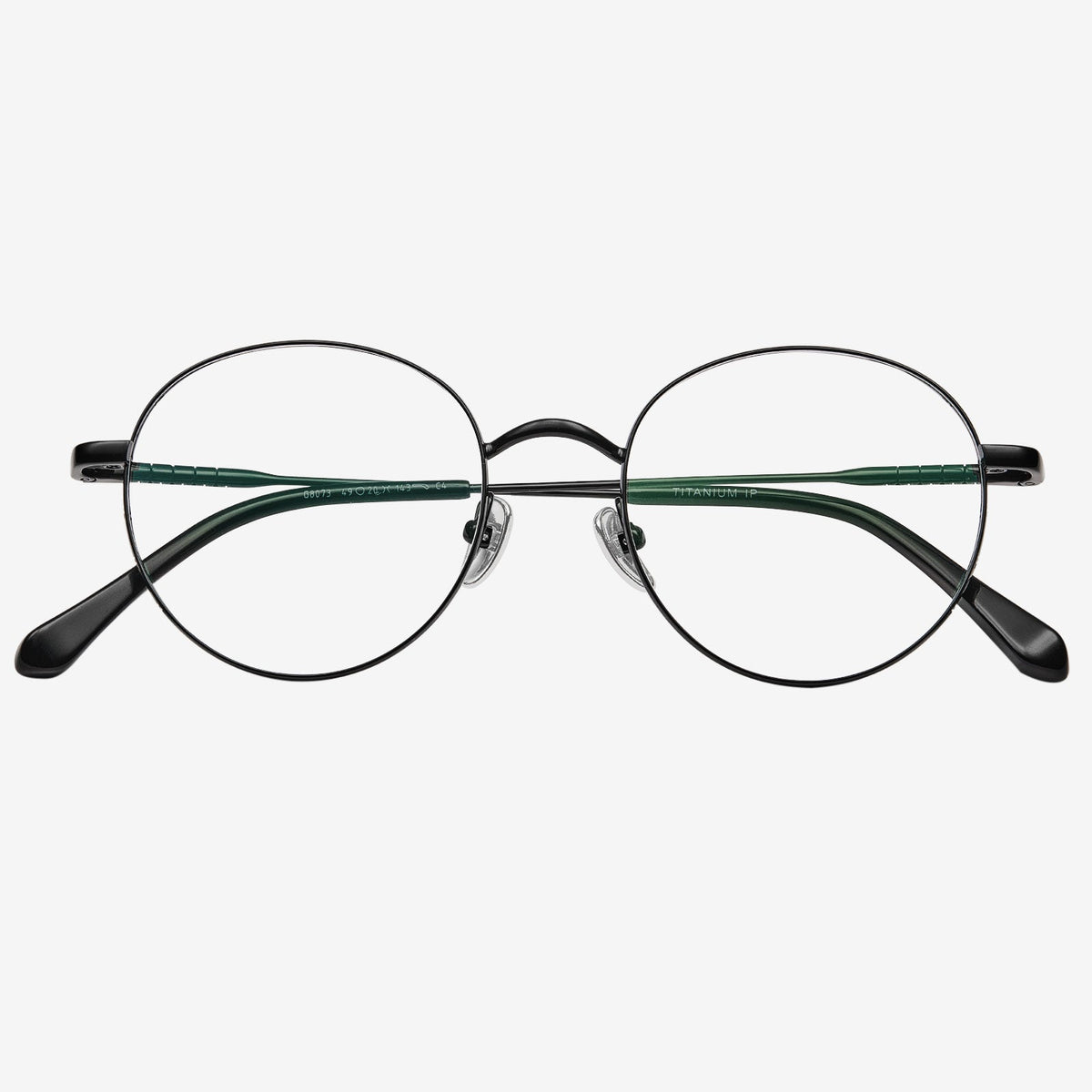 Susie oval titanium eyeglasses, view 5