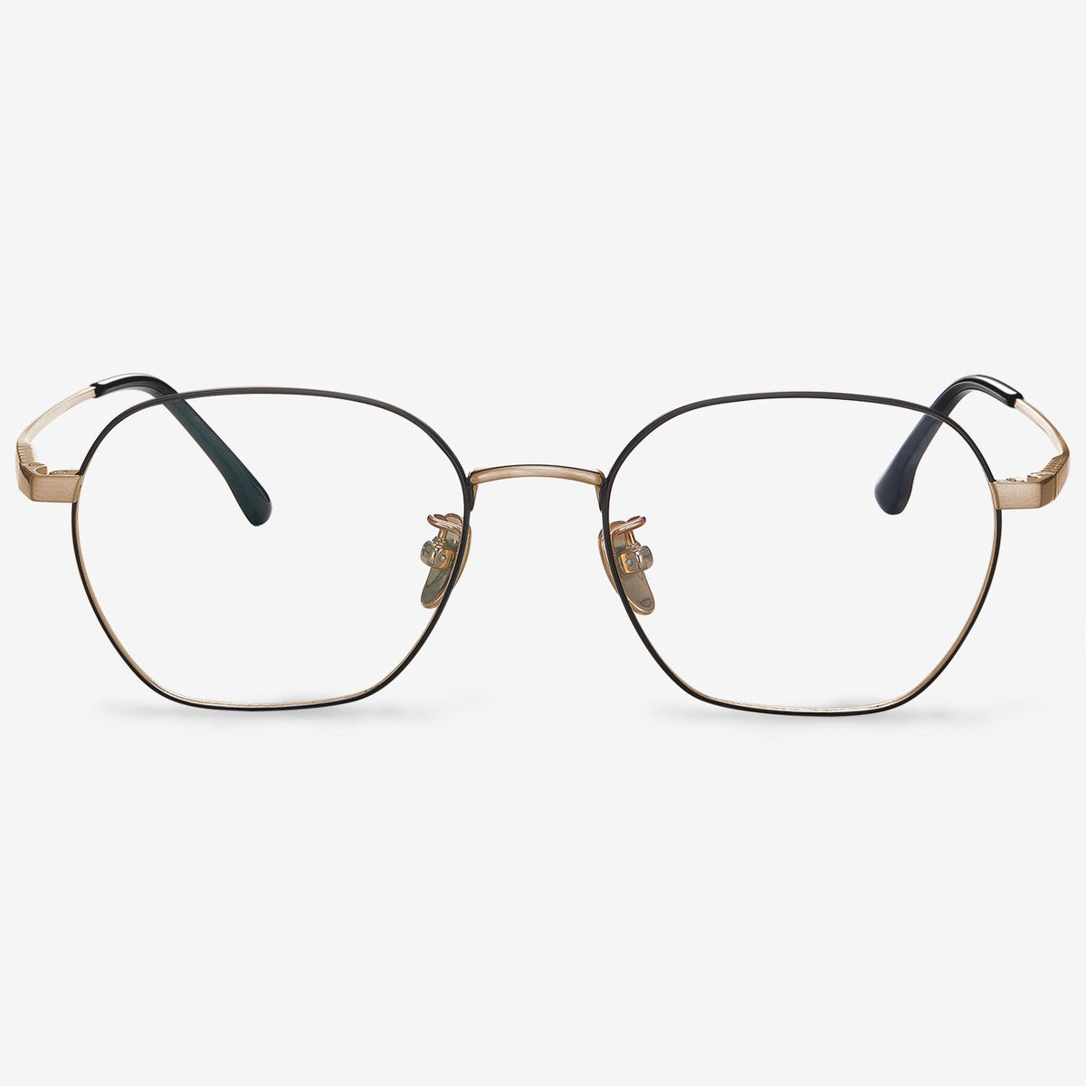 Blocks geometric titanium eyeglasses, view 1