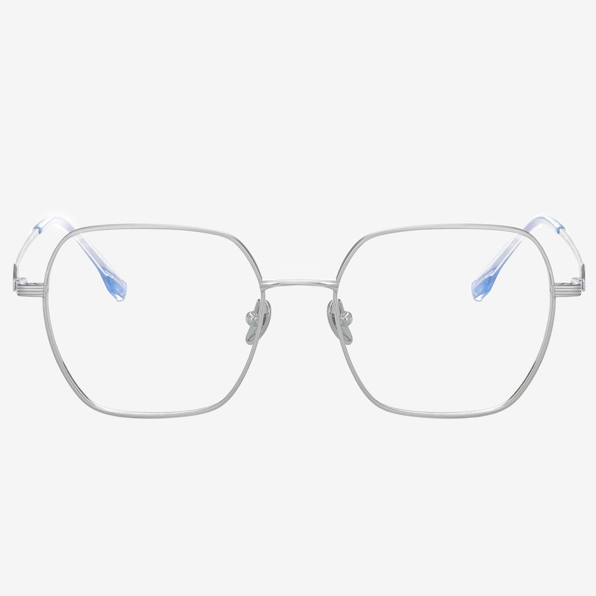 Cipher geometric titanium eyeglasses, view 1