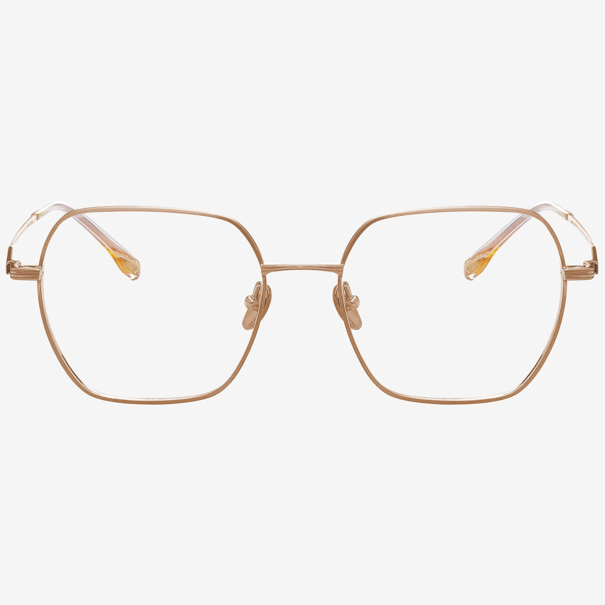 Cipher geometric titanium eyeglasses, view 1