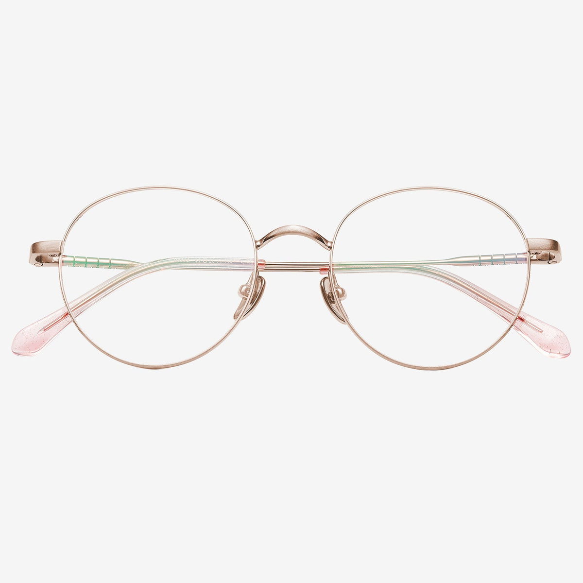 Susie oval titanium eyeglasses, view 5