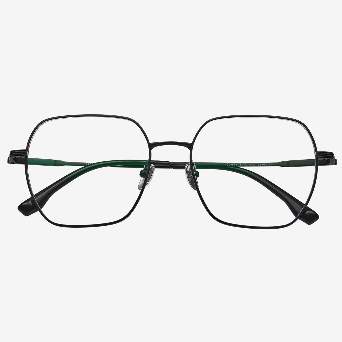 Cipher geometric titanium eyeglasses, view 4