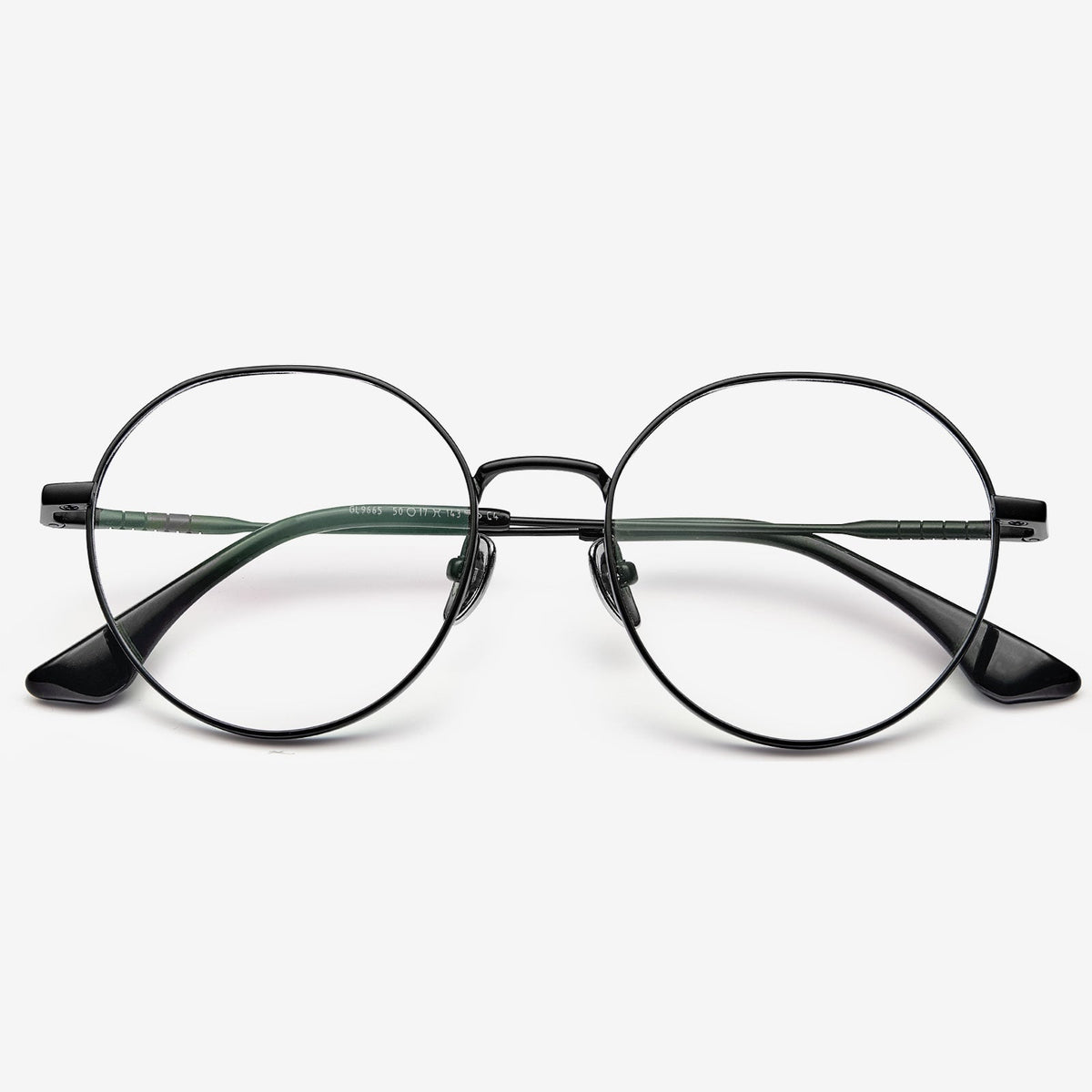 Poker oval titanium eyeglasses, view 5