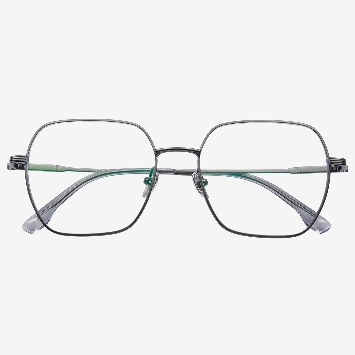 Cipher geometric titanium eyeglasses, view 4