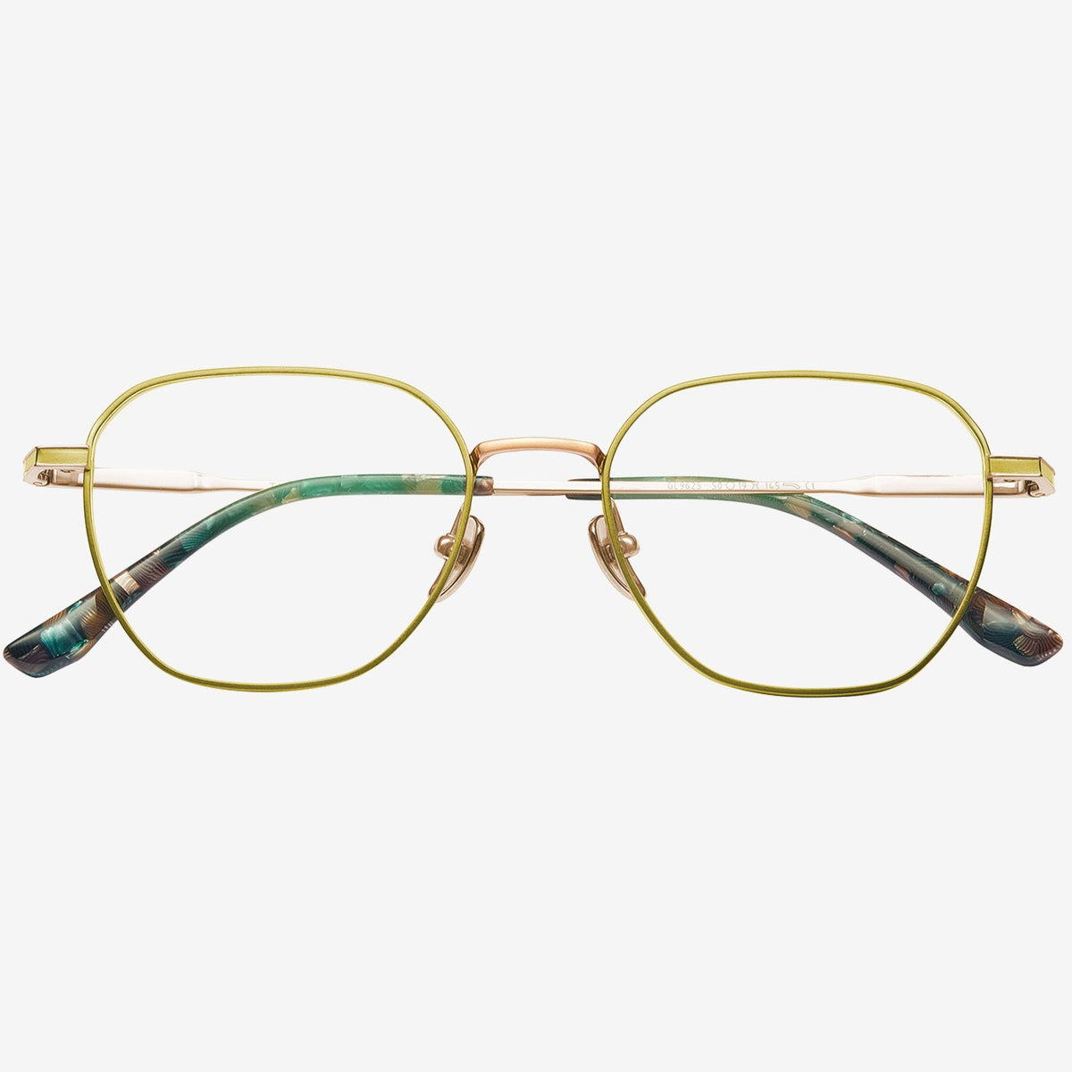 Echo geometric titanium eyeglasses, view 5
