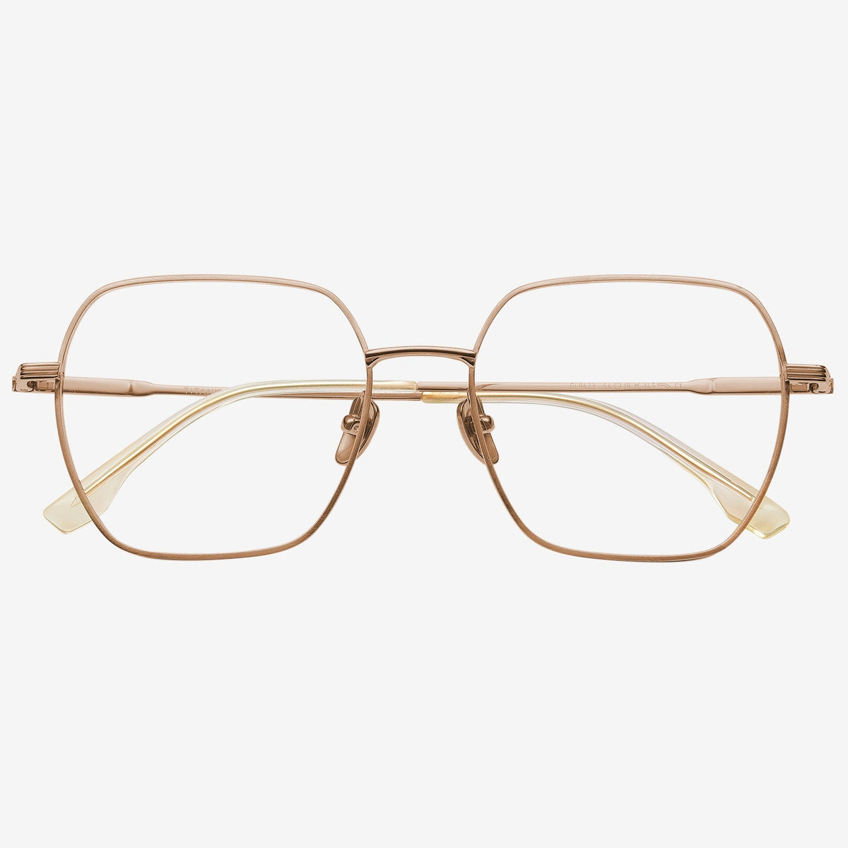 Cipher geometric titanium eyeglasses, view 4