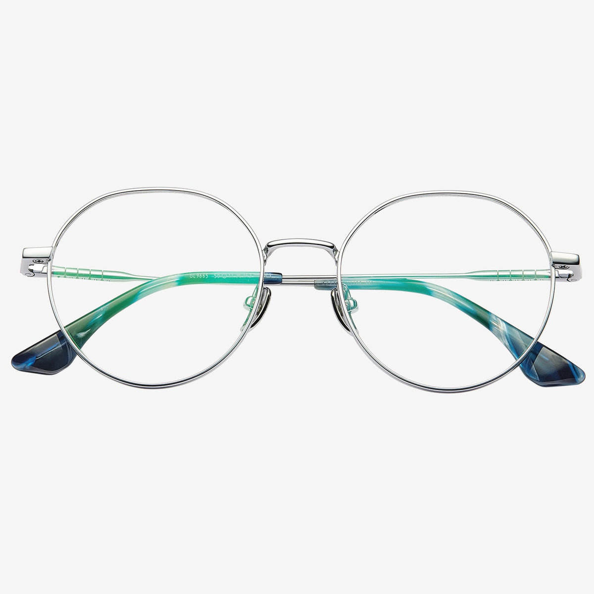 Poker oval titanium eyeglasses, view 5