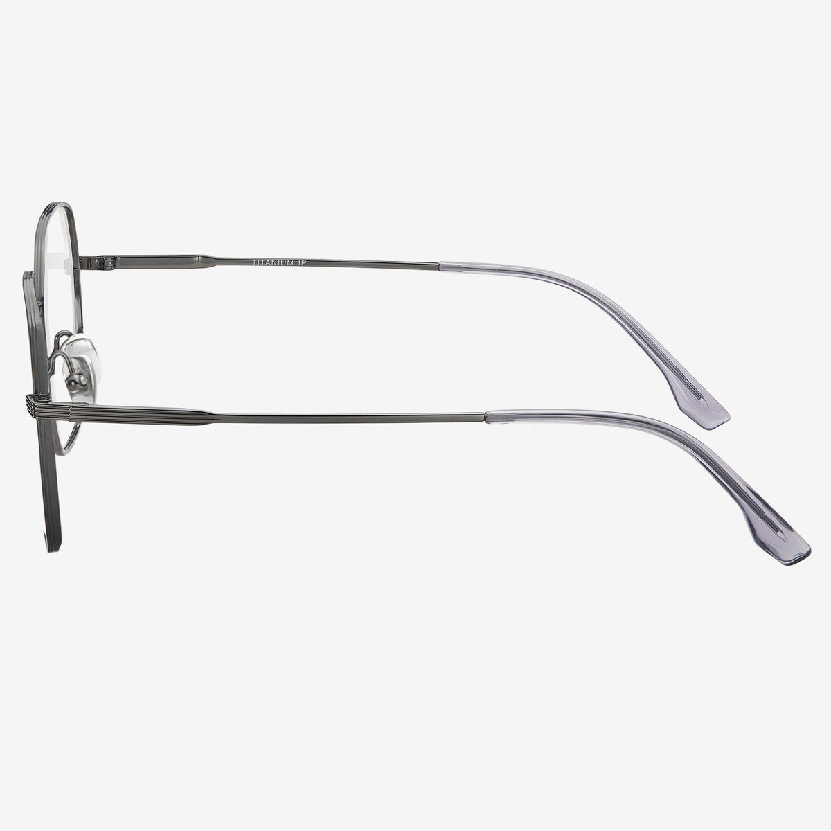 Cipher geometric titanium eyeglasses, view 3