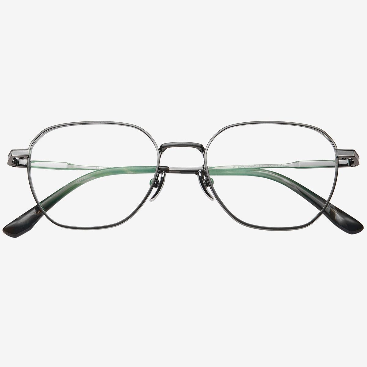 Echo geometric titanium eyeglasses, view 4