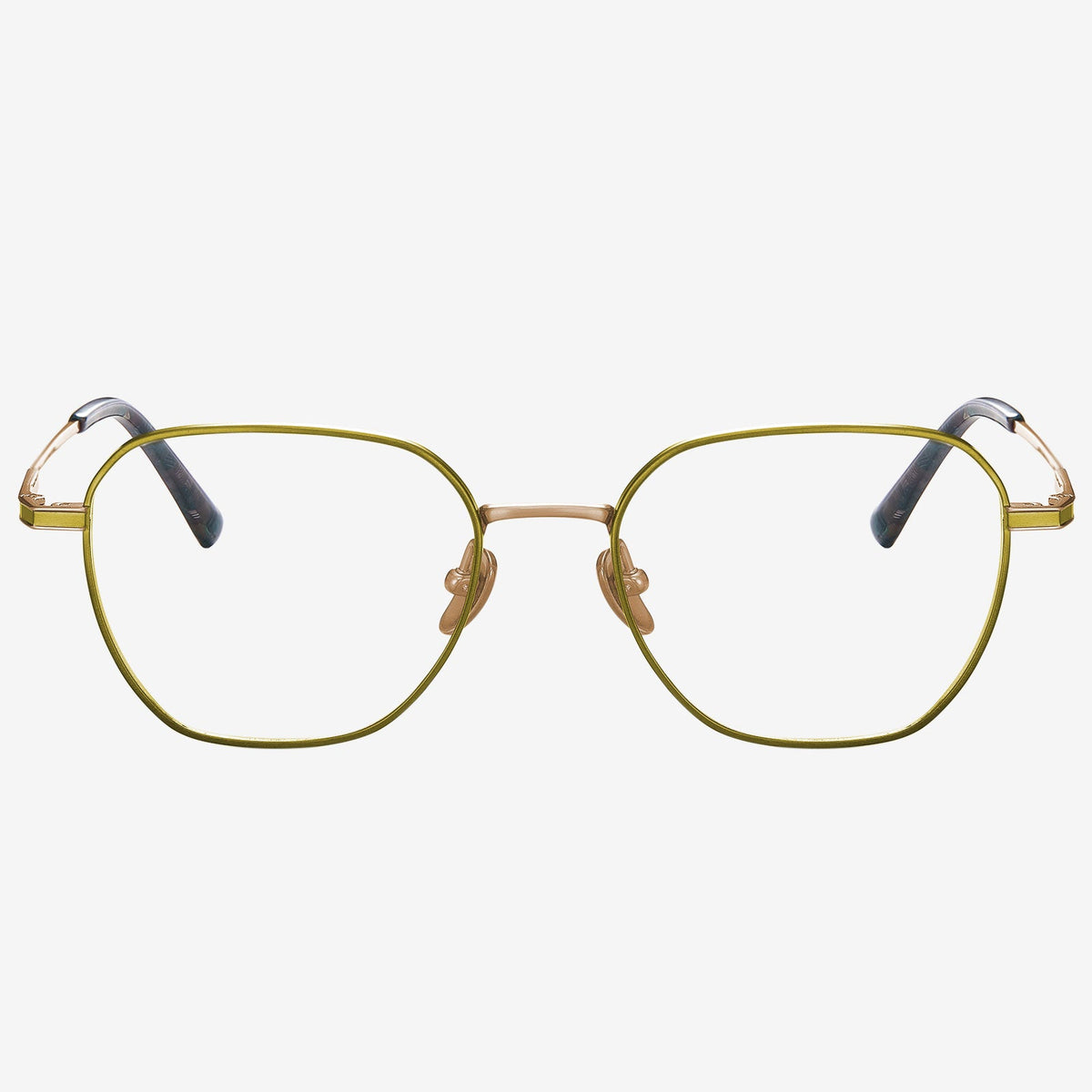 Echo geometric titanium eyeglasses, view 1