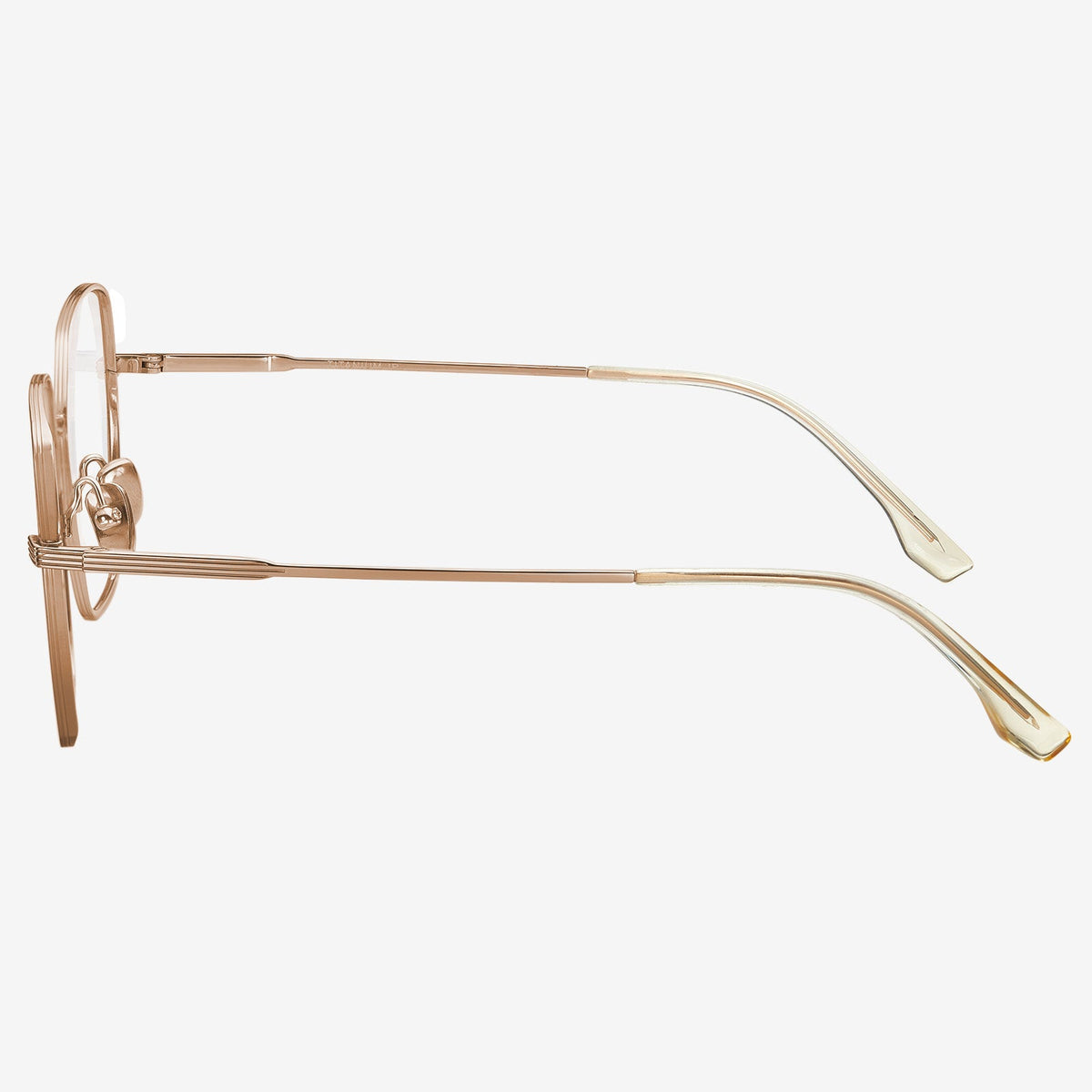 Cipher geometric titanium eyeglasses, view 3