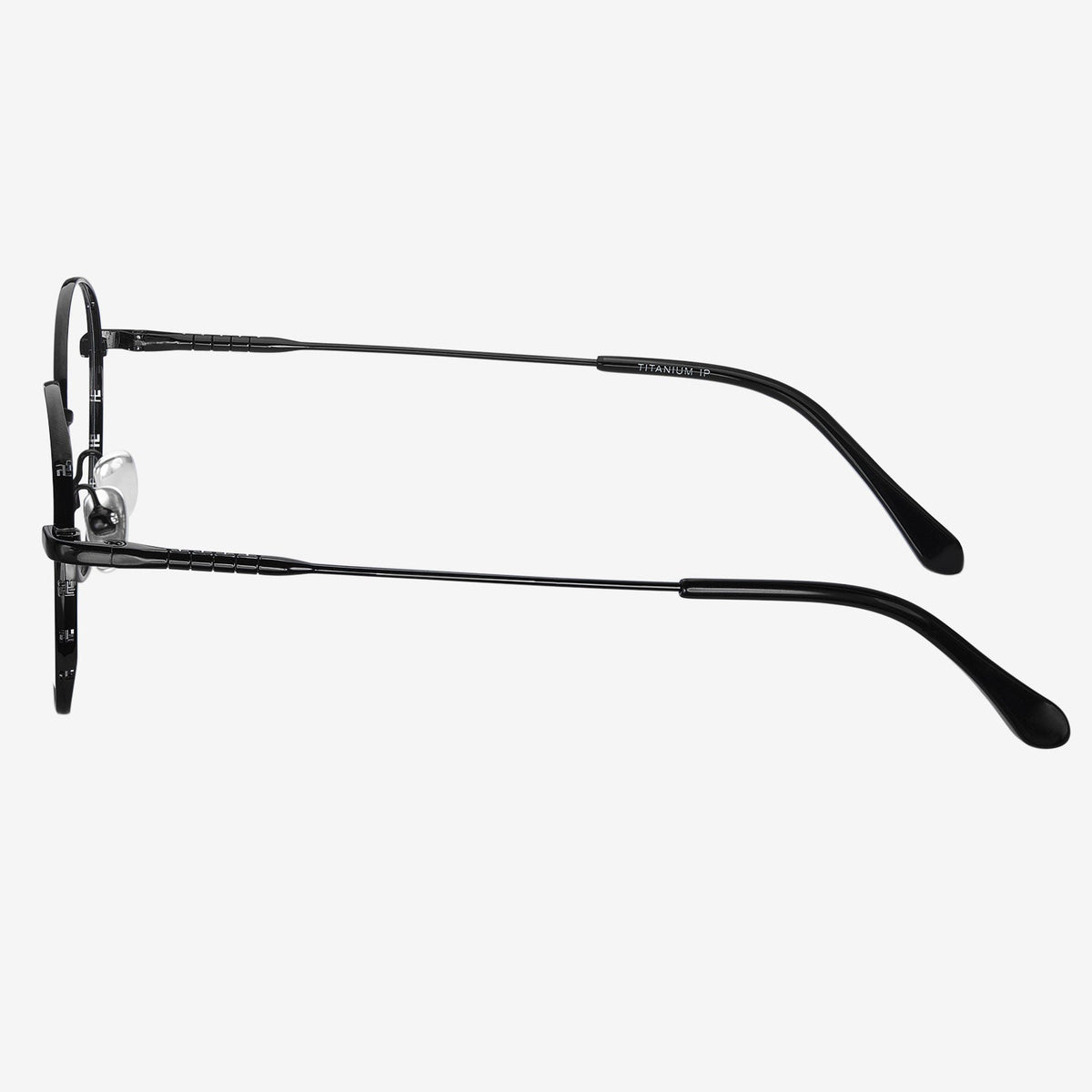 Susie oval titanium eyeglasses, view 3