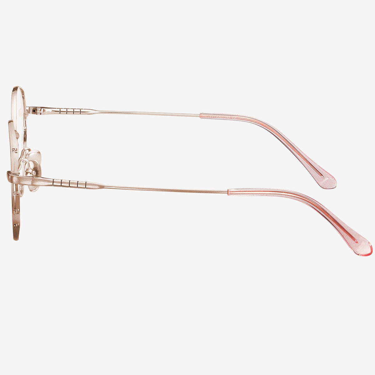 Susie oval titanium eyeglasses, view 3