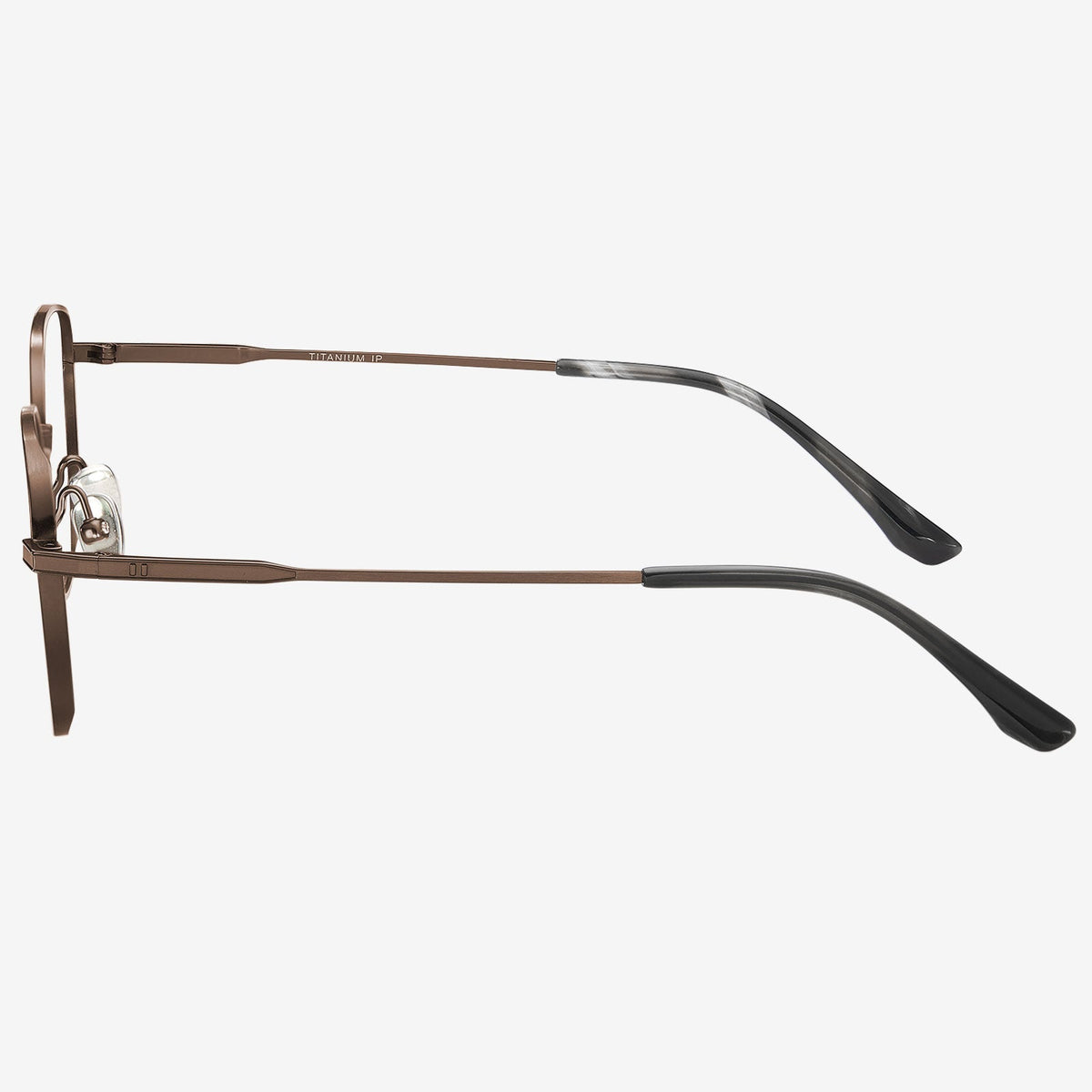 Echo geometric titanium eyeglasses, view 2