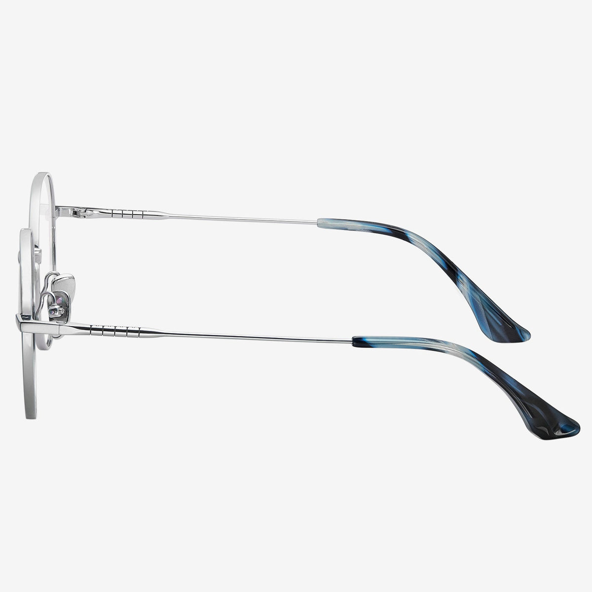 Poker oval titanium eyeglasses, view 3