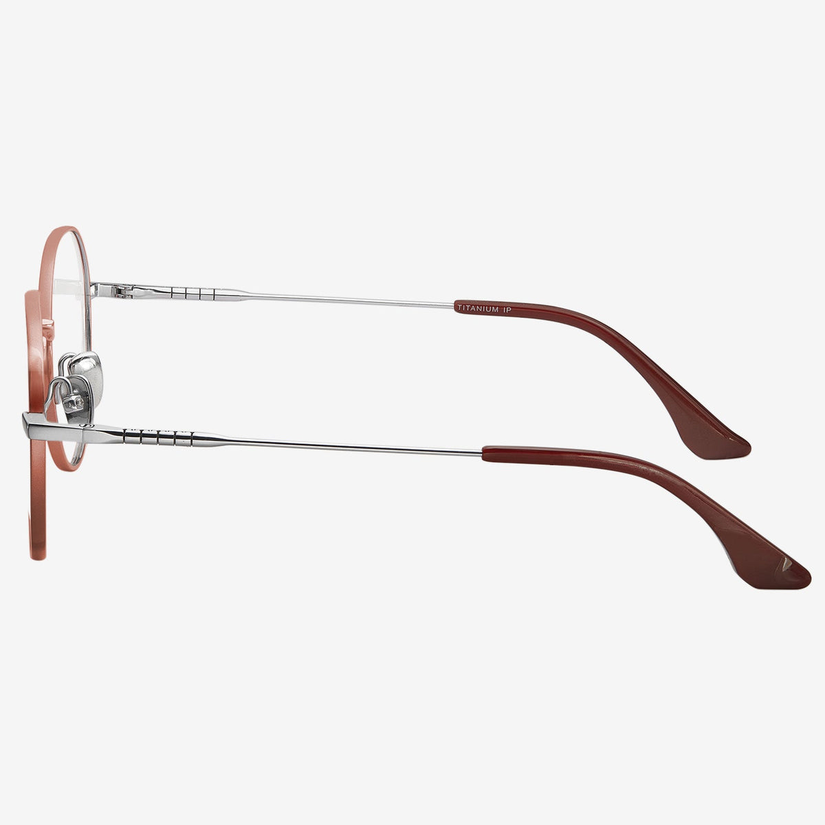 Poker oval titanium eyeglasses, view 3