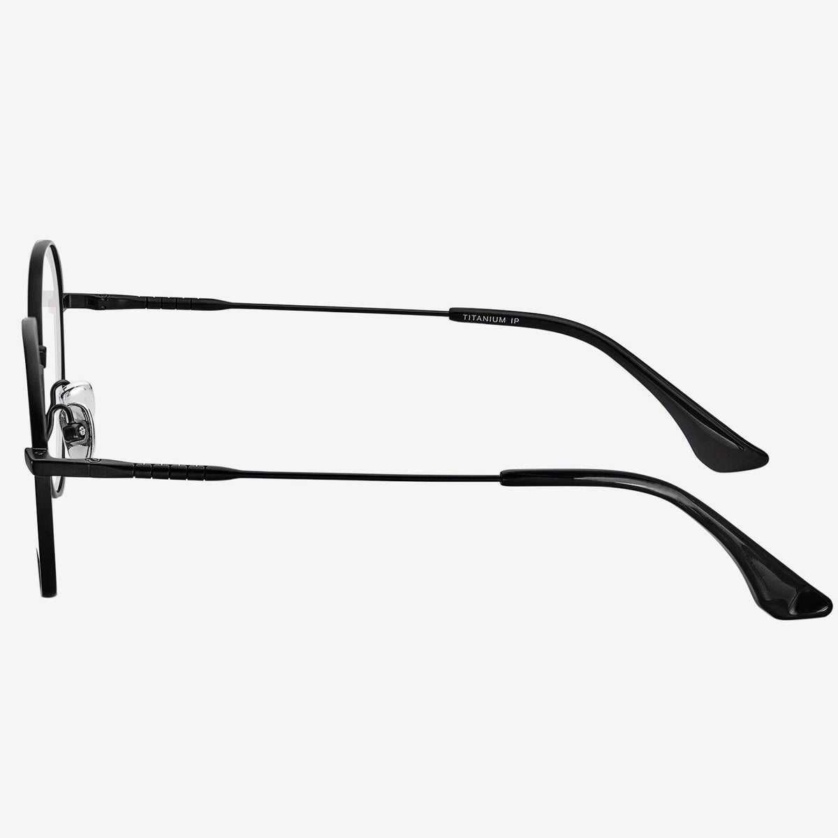 Poker oval titanium eyeglasses, view 3