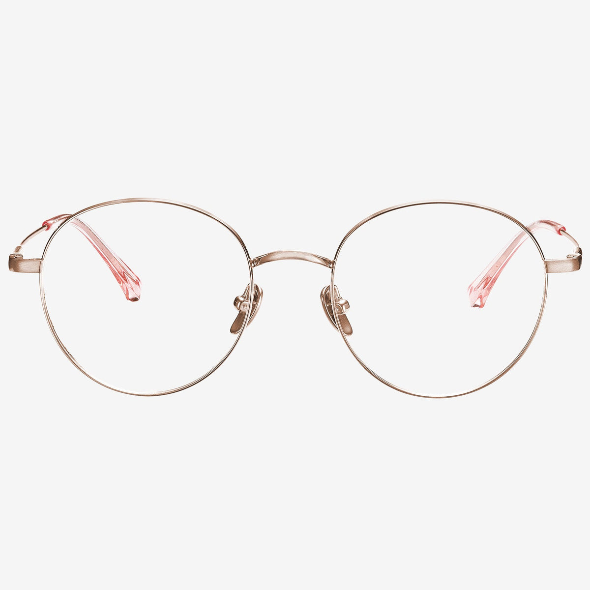 Susie oval titanium eyeglasses, view 1