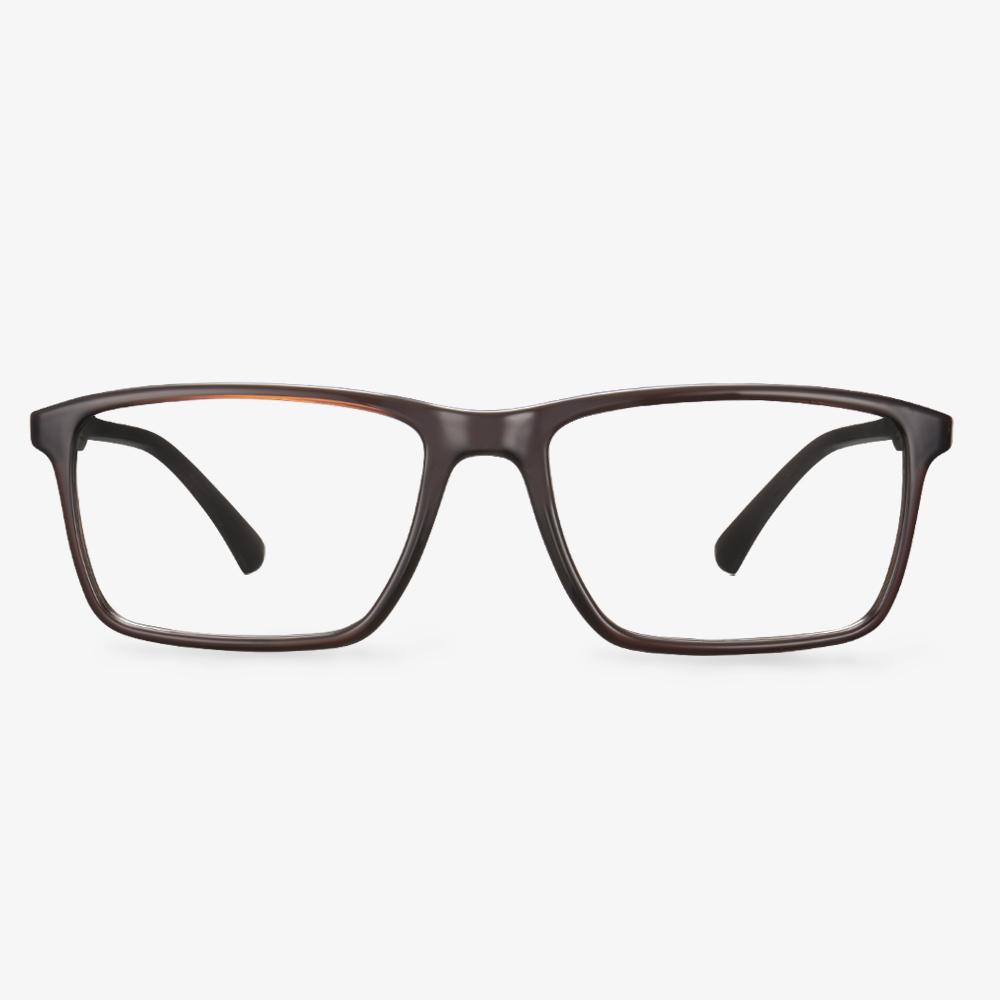 Brown Flad Eyeglasses #color_brown