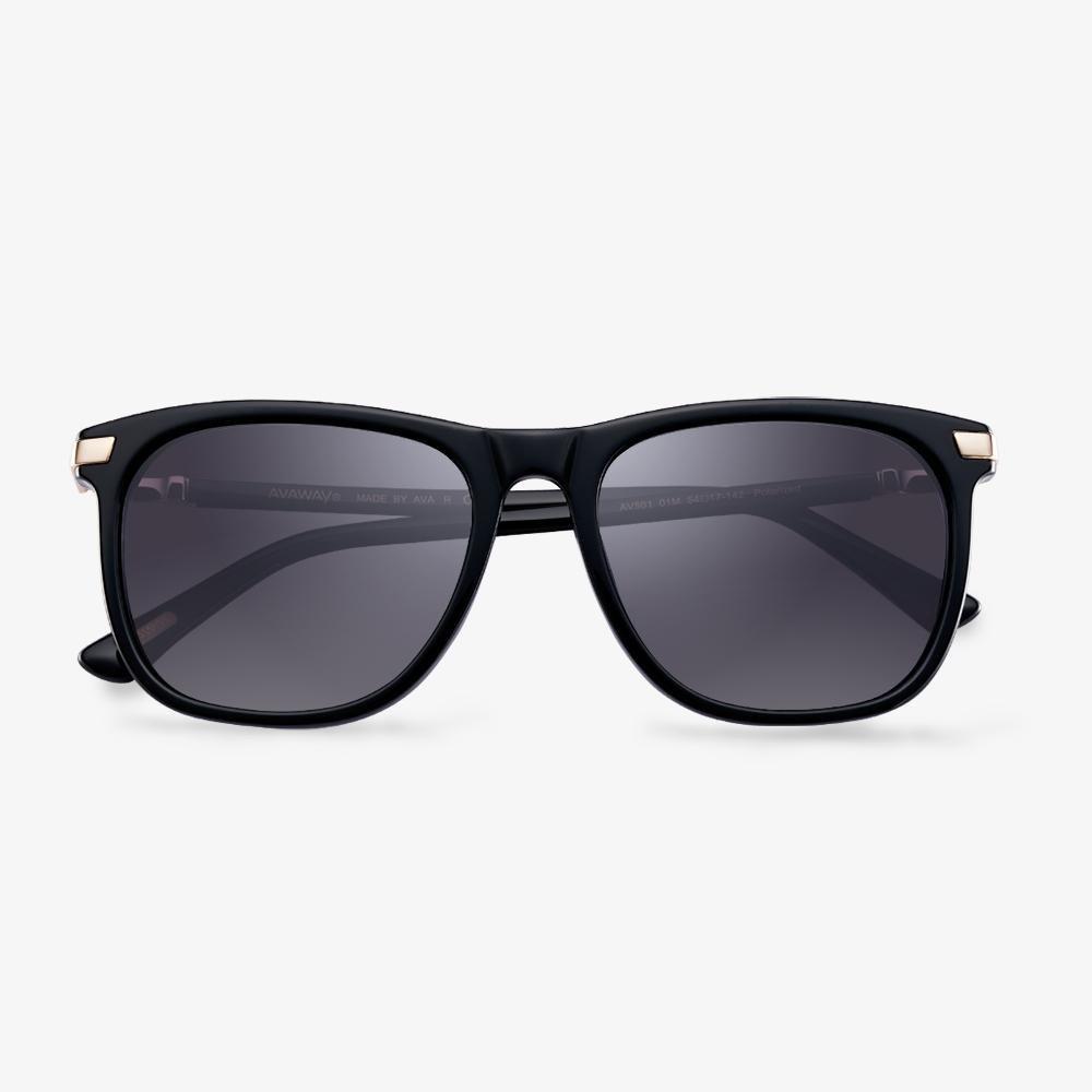 Black Caroline Sunglasses #color_black