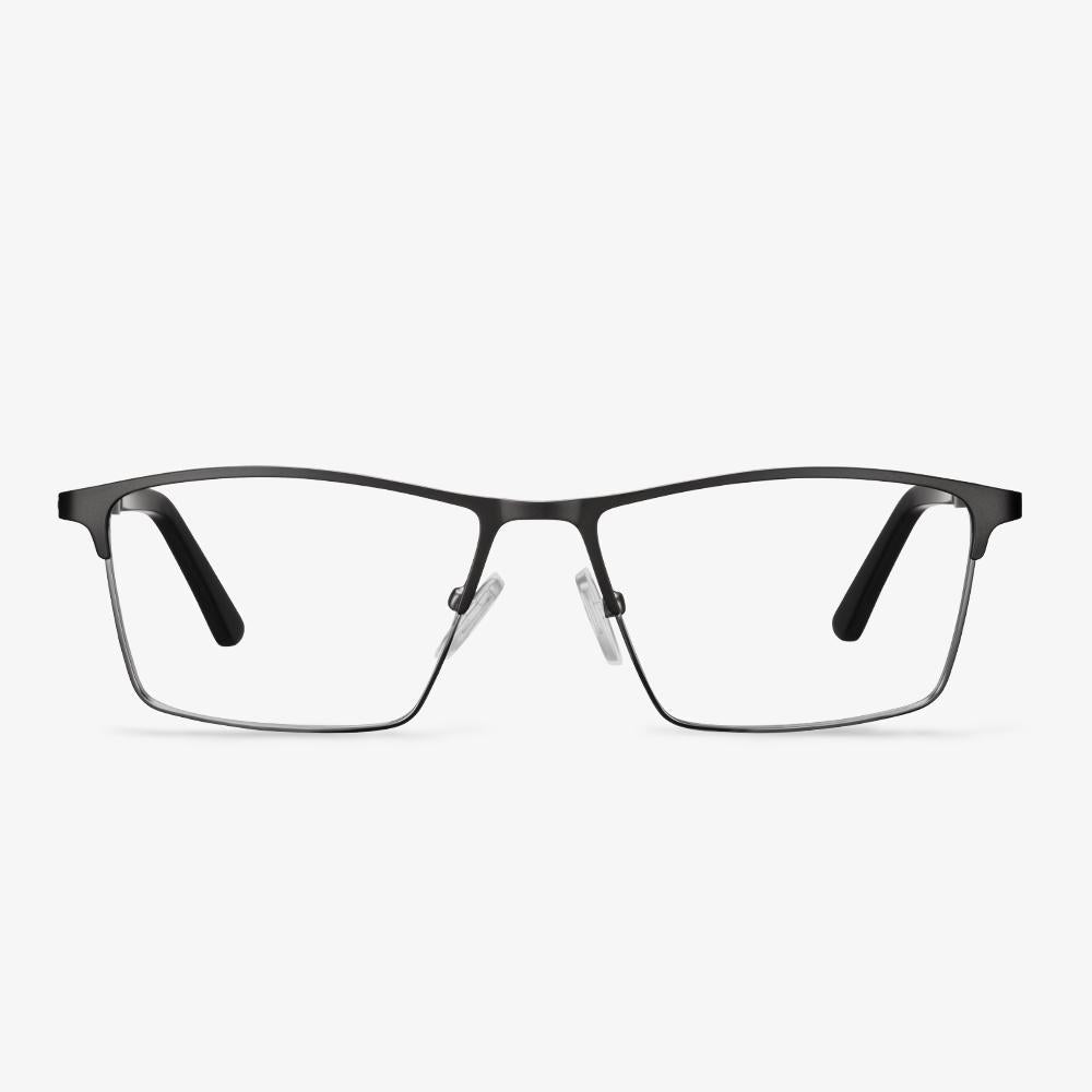 Black Baron Eyeglasses #color_black