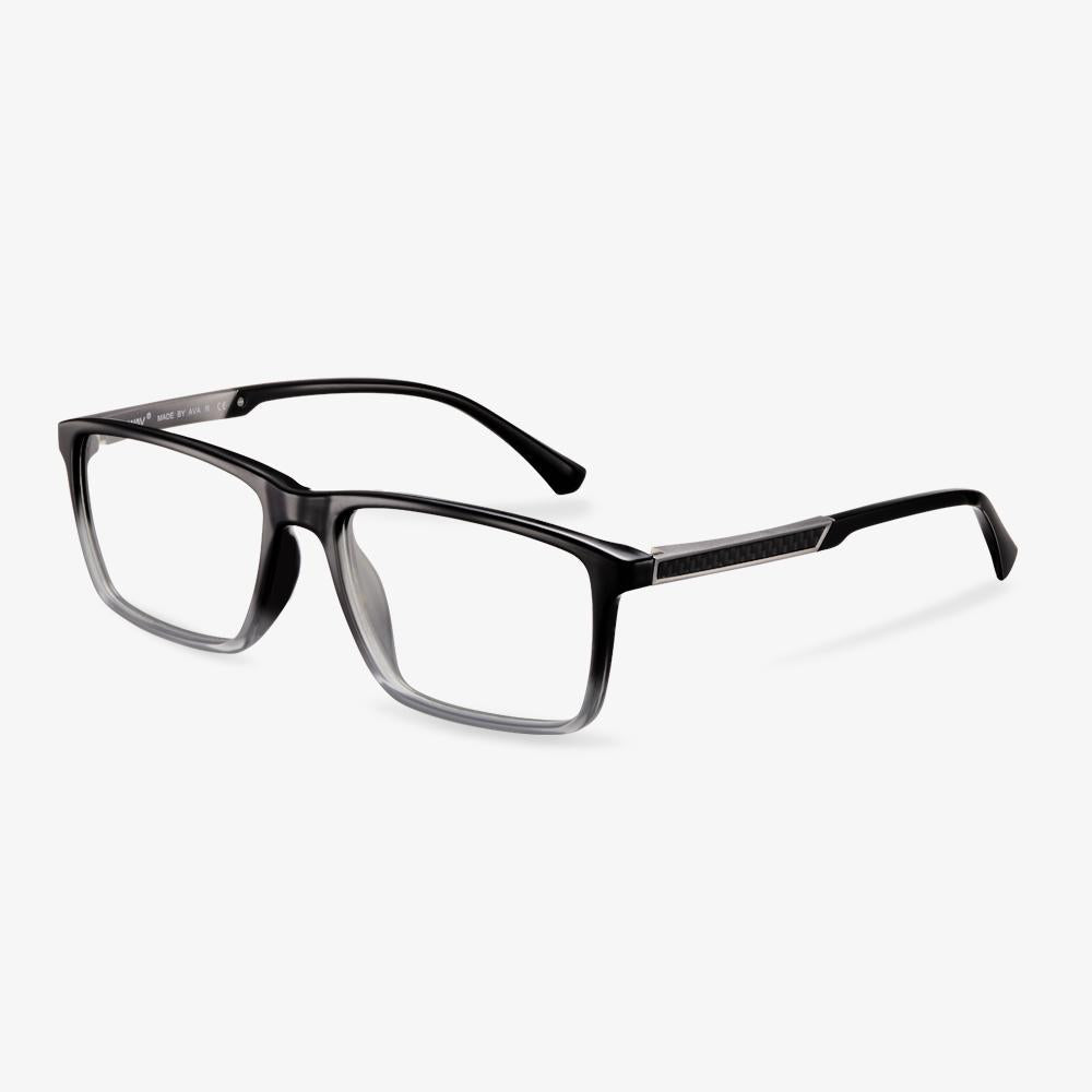 Black Flad Eyeglasses #color_black1