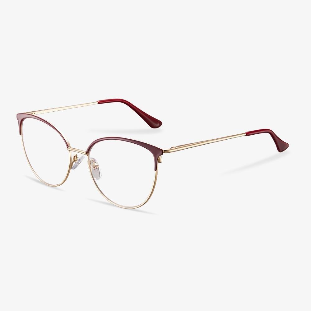 Red Silvia Eyeglasses #color_red
