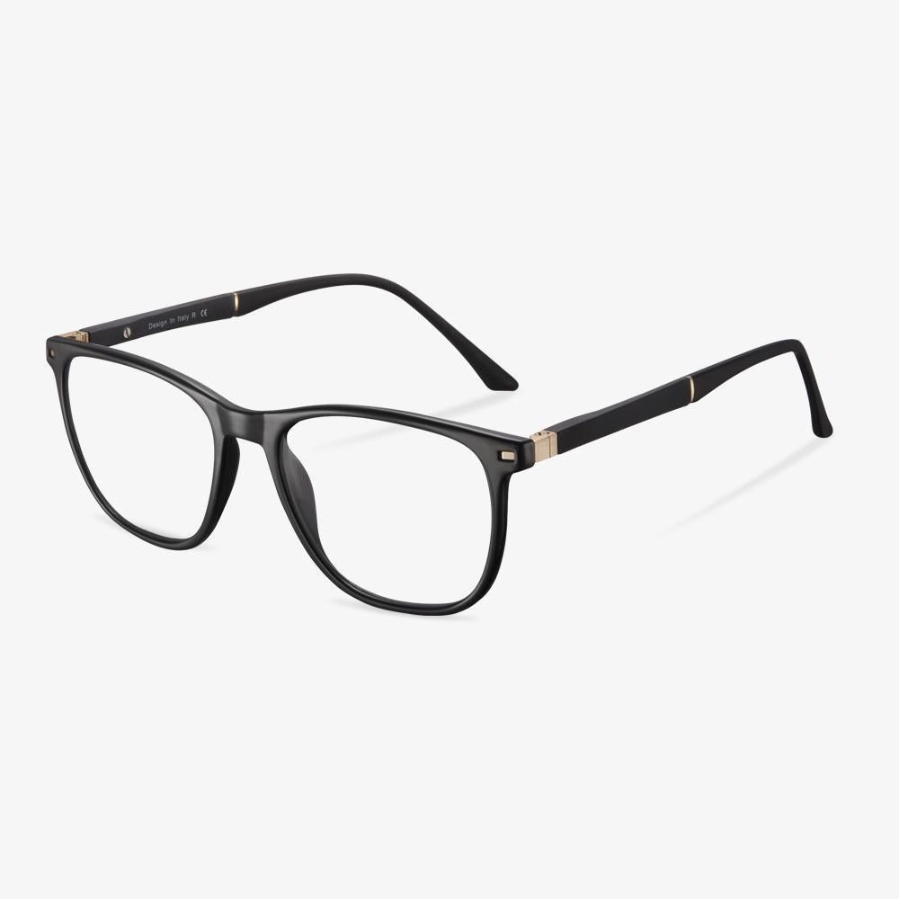Black Giggle Eyeglasses #color_black