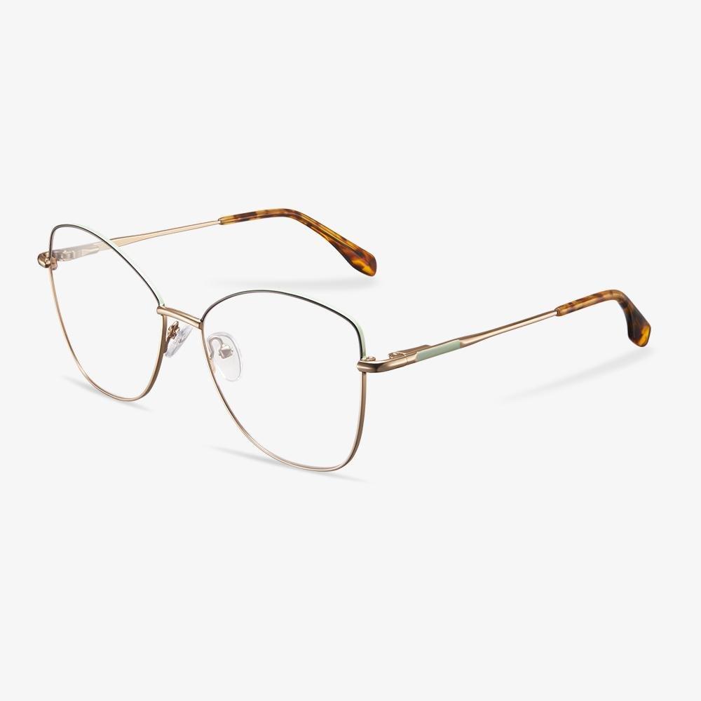 Green Natalie Eyeglasses #color_green