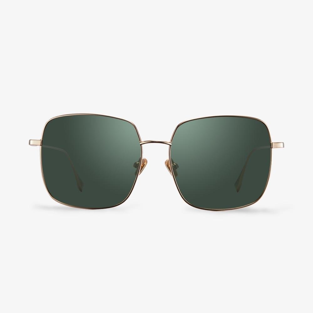 Mabel gold square sunglasses view 6