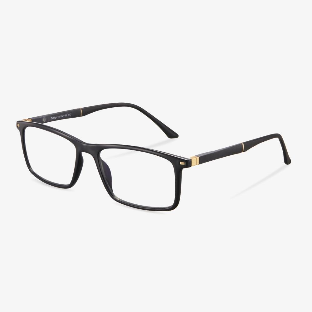 Black Prescott Eyeglasses #color_black