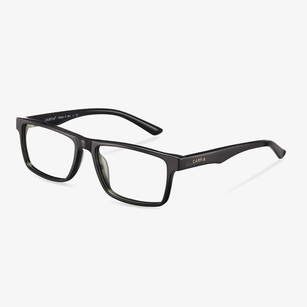 Black Matt Eyeglasses #color_black