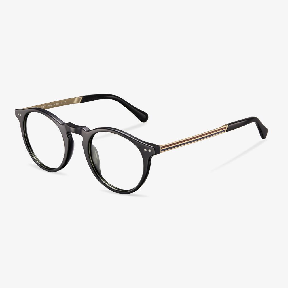 Black Amor Eyeglasses #color_black