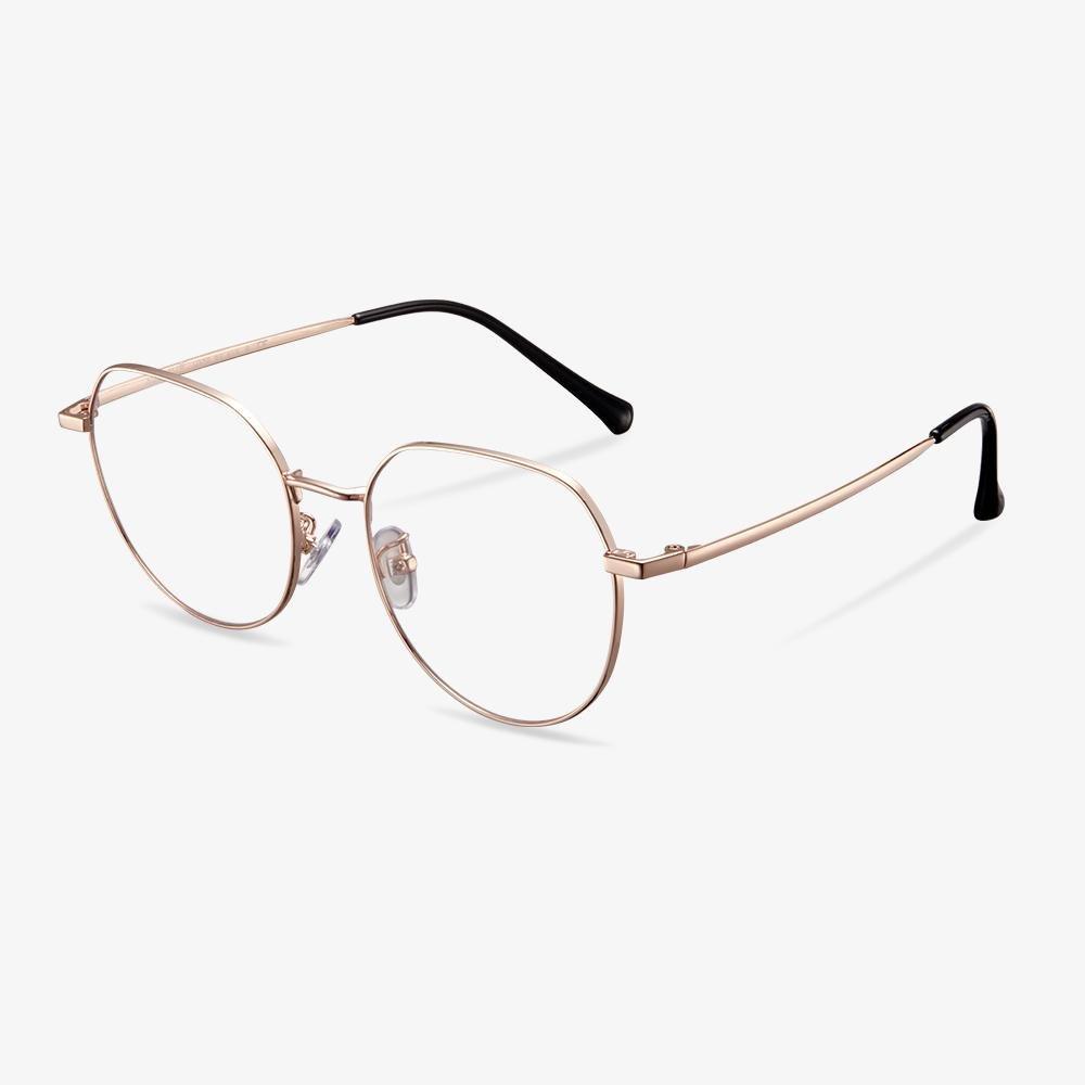 Rose Gold Mist Eyeglasses #color_rose gold