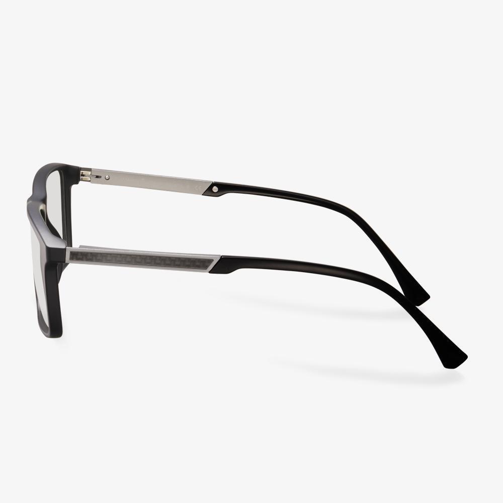 Black Flad Eyeglasses #color_black