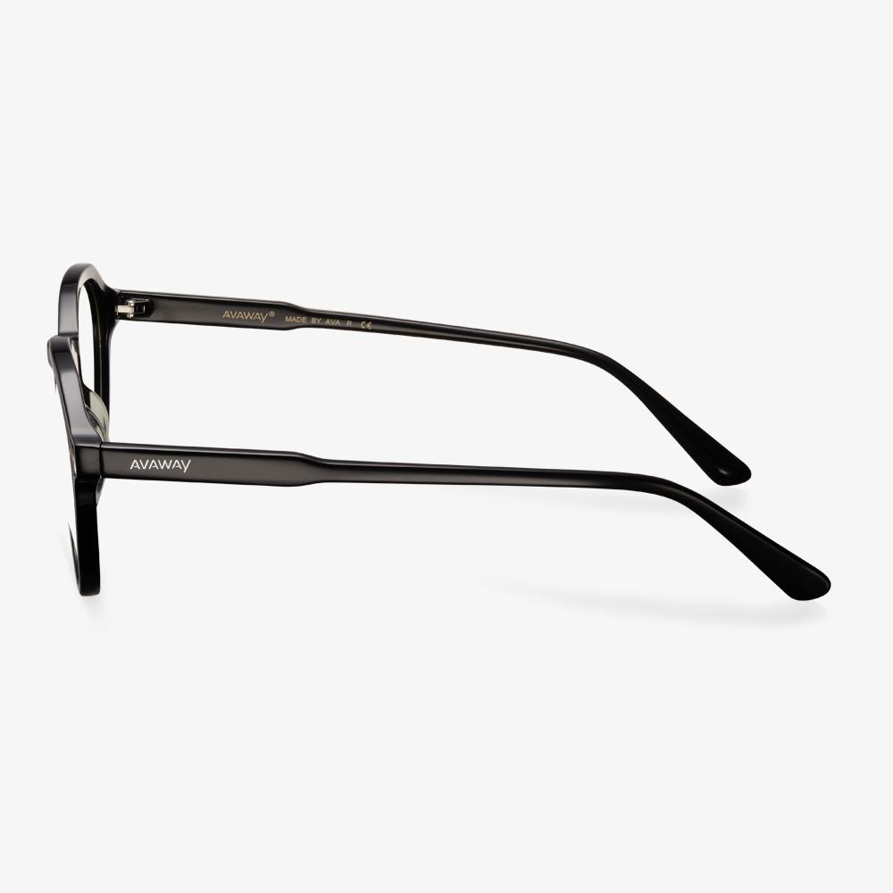 Black Wolcott Eyeglasses #color_black