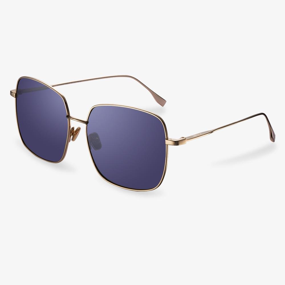 Oversized Square Frame Metal Sunglasses  | KOALAEYE