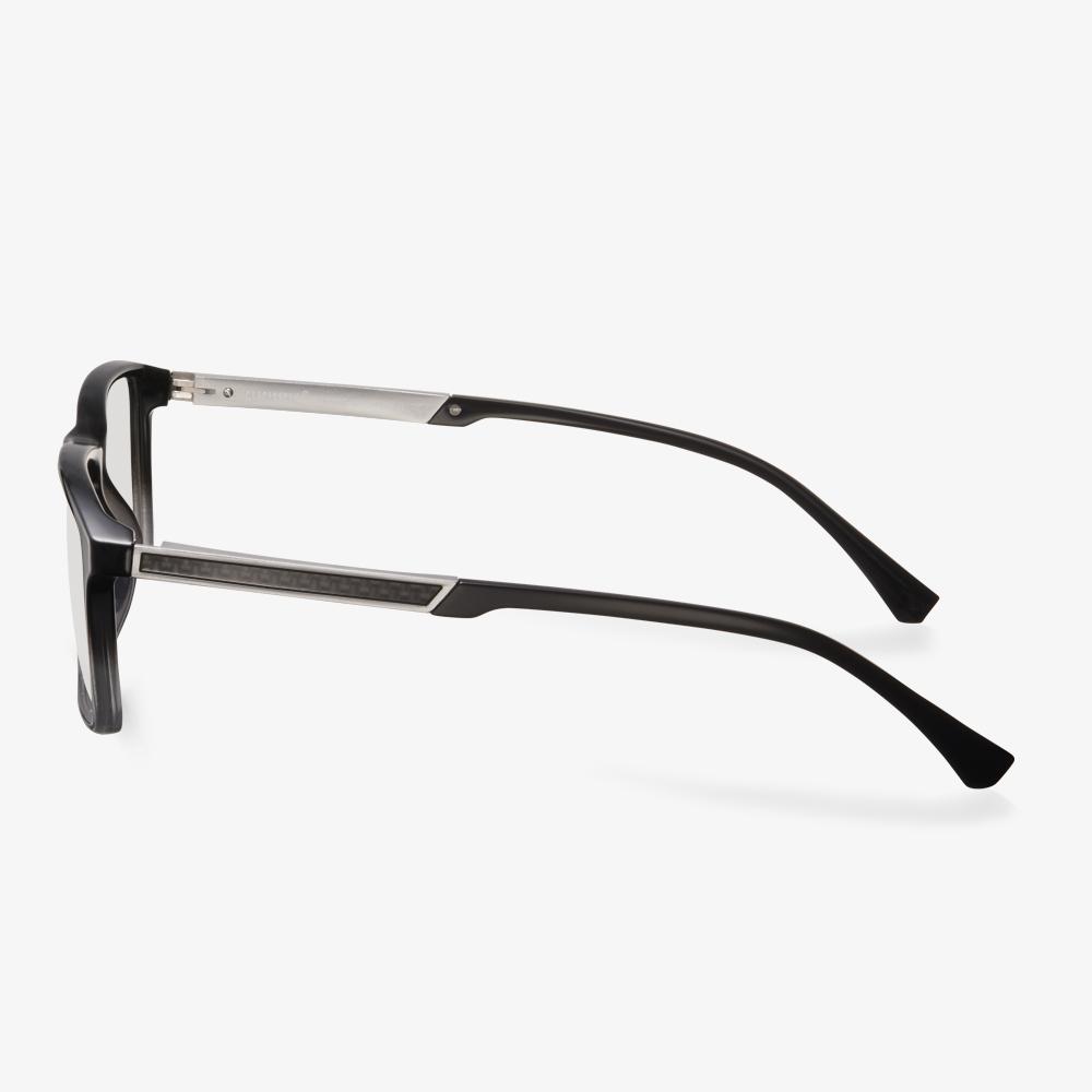 Black Flad Eyeglasses #color_black1