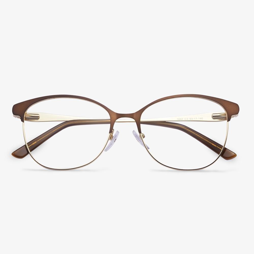 Brown Ferrou Eyeglasses #color_brown