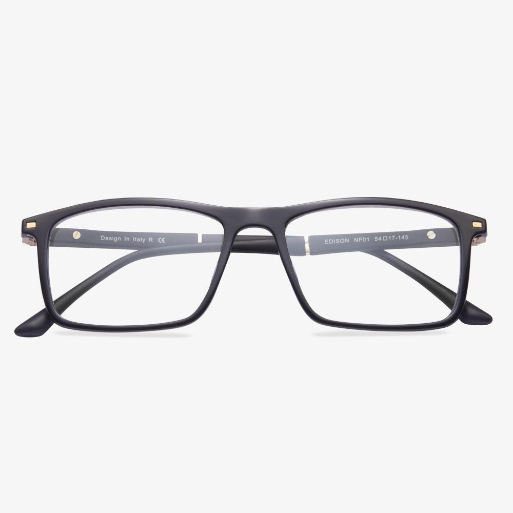 Black Prescott Eyeglasses #color_black